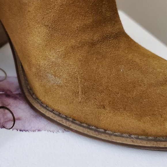 Jessica Simpson split suede ankle booties - Picture 4 of 6